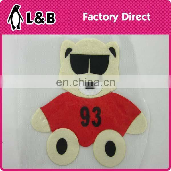 wholesale bear shape custom design iron on patches