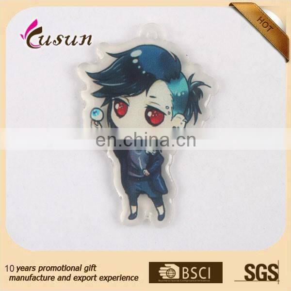 Fashion custom made novelty cheap acrylic funny keychain