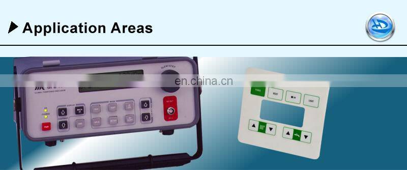 Hot New Products Polycarbonate PC Graphic Overlays With Cutouts