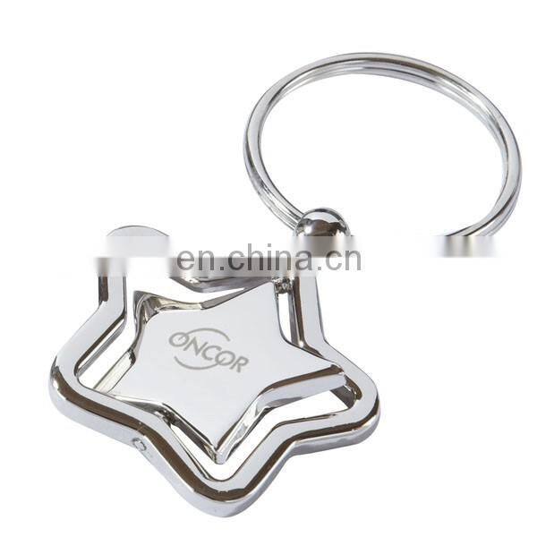 High quality Gold Plated Star Keychain