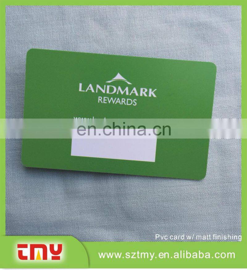 Free design, free sample plastic card for member