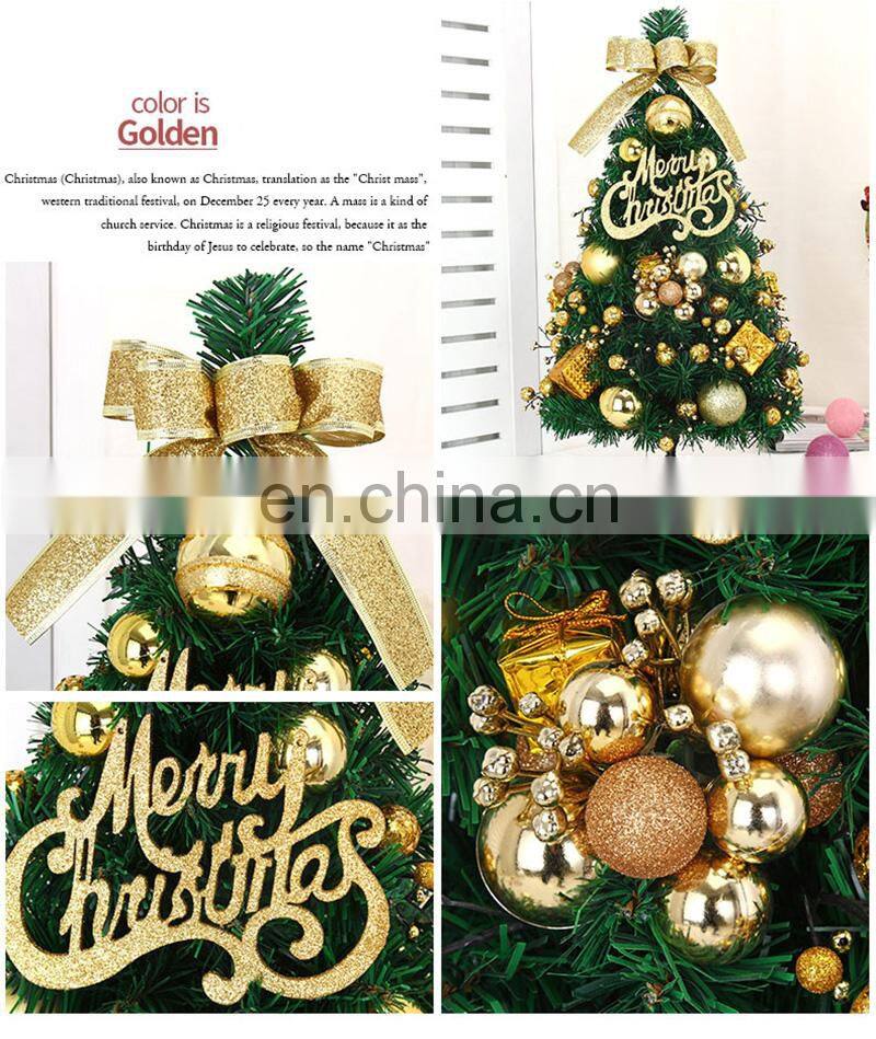 Cheap Small Decorated Table Top Christmas Tree for Shop Window Desktop Car Decoration XMAS Gift