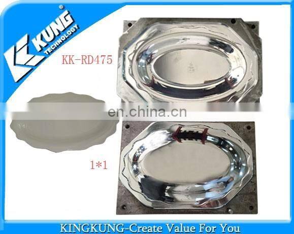 flower style plate Melamine tableware molding