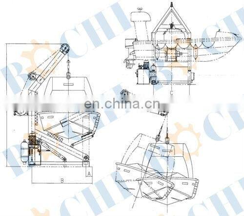 A Type Rescue Boat Davit