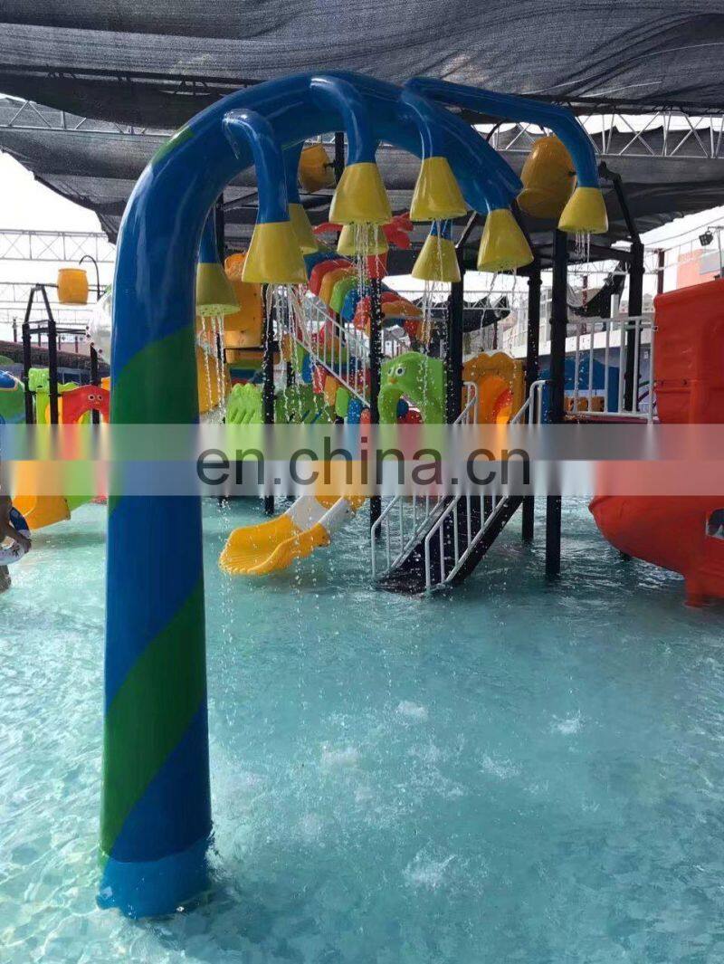 mutong fiberglass aqua park Jellyfish splash pads for sale