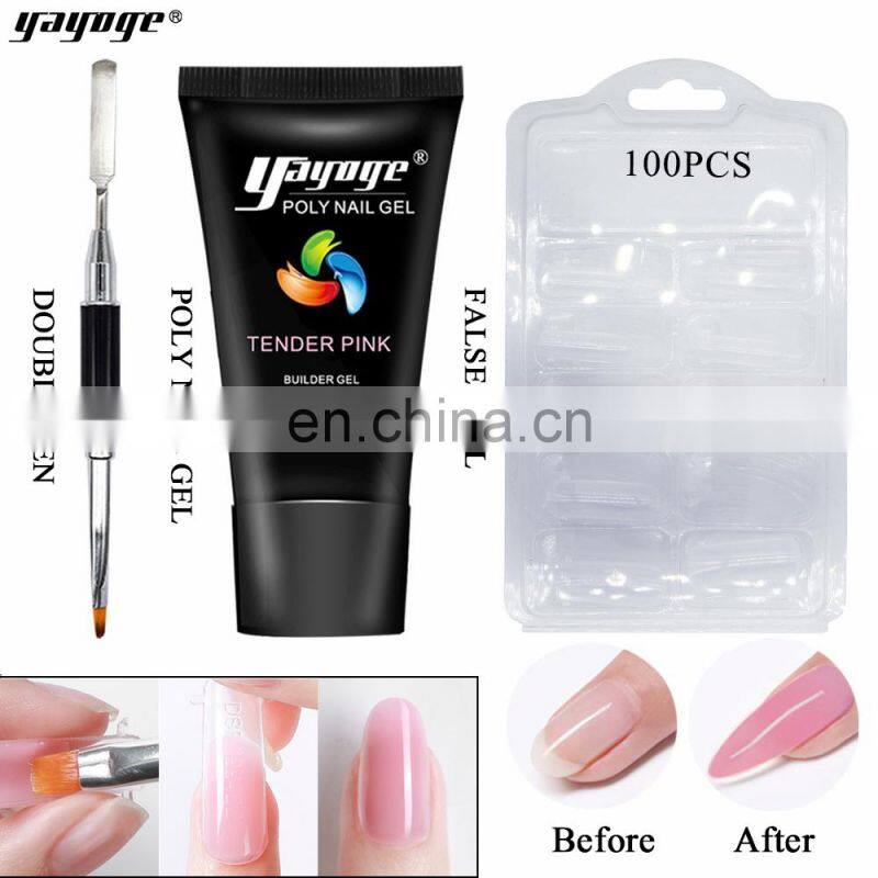 7 Colors Foot Finger Nail Acrylic Nail Set Powder