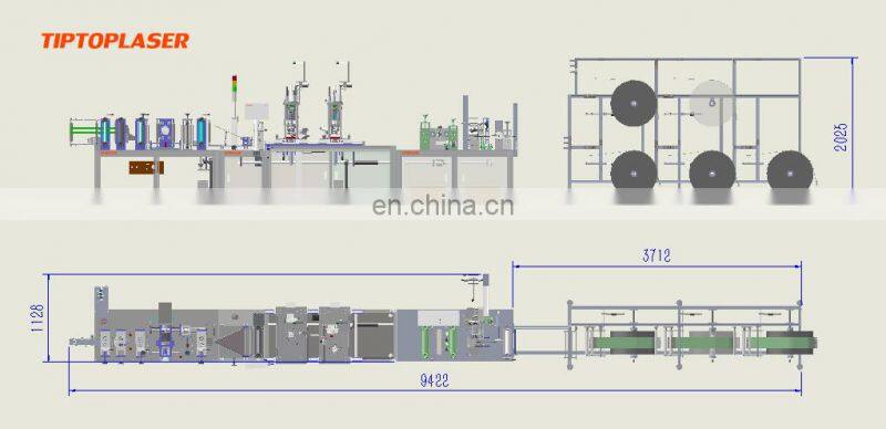 Multifunction china n95 mask machine fully auto