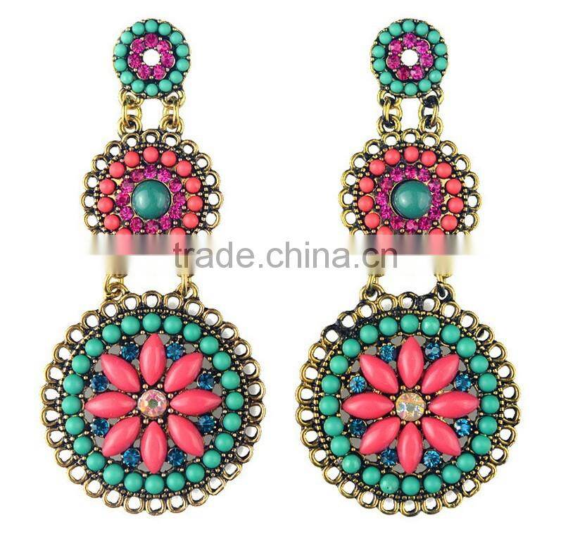 gold earring designs Jewelry Pedants factory china Arete para dije colgante para mujer