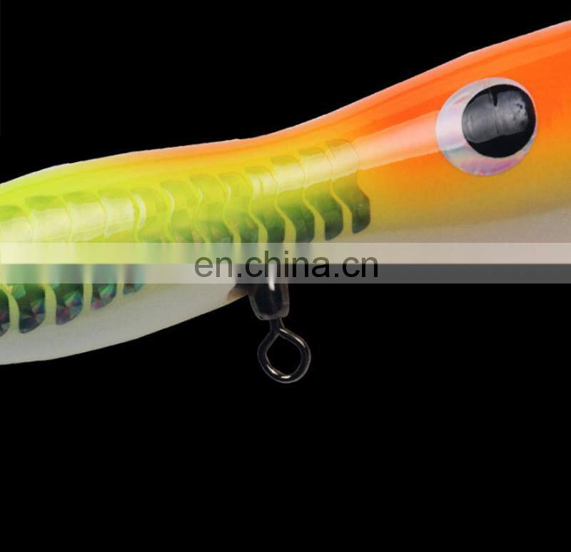 Amazon 15cm 65g Topwater Long Throw Laser Coating Wooden Poppers Fishing Lures