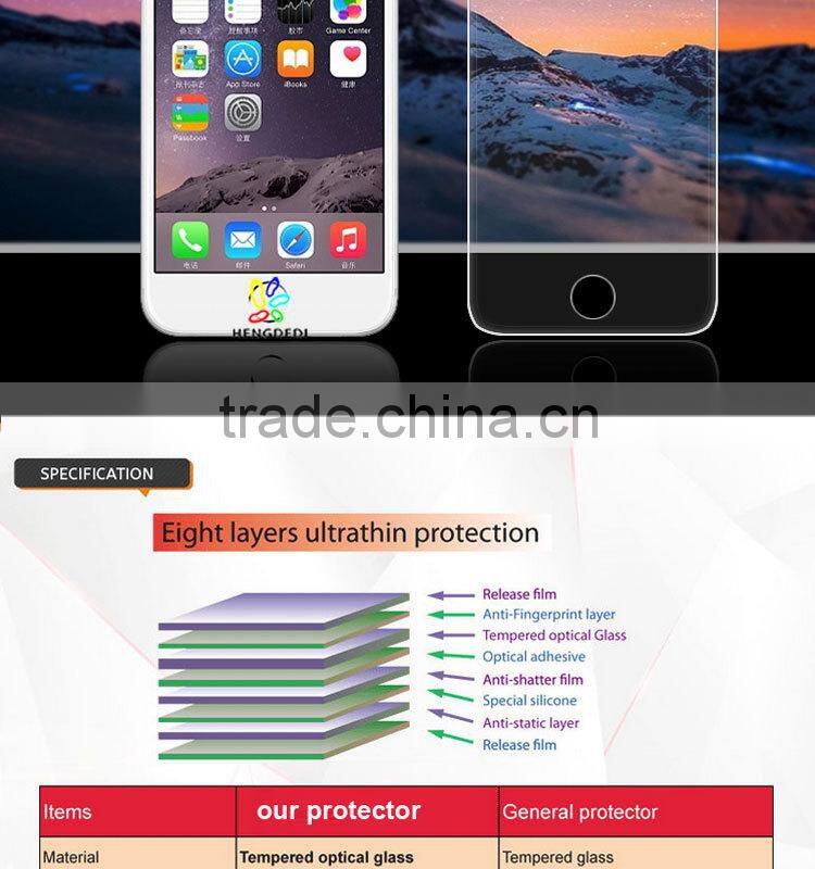 Manufacturer screen protector tempered glass for iphone 6,9H tempered glass screen protector for iphone 6 glass screen protector
