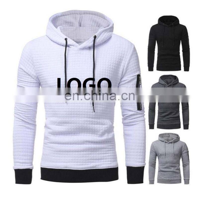 Manufacturer wholesale fashion trend men's casual sports sweater custom LOGO plus size pullover