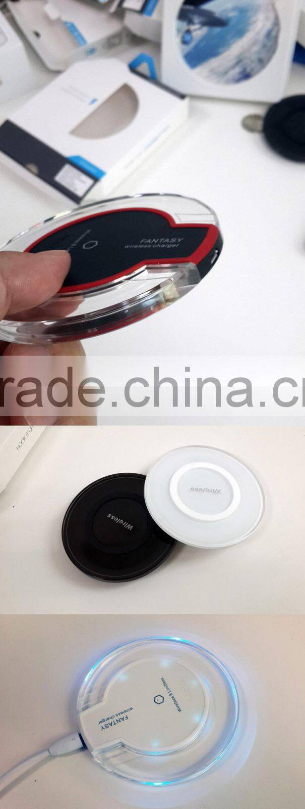 Most amazing and fashion Wireless Charger with USB for gift for friends for samsung galaxy s6/s6 edge wireless charger