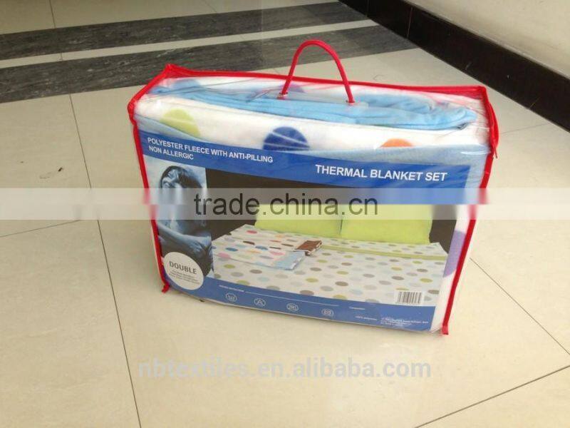 High quality cheap fleece king size 3d bedding set