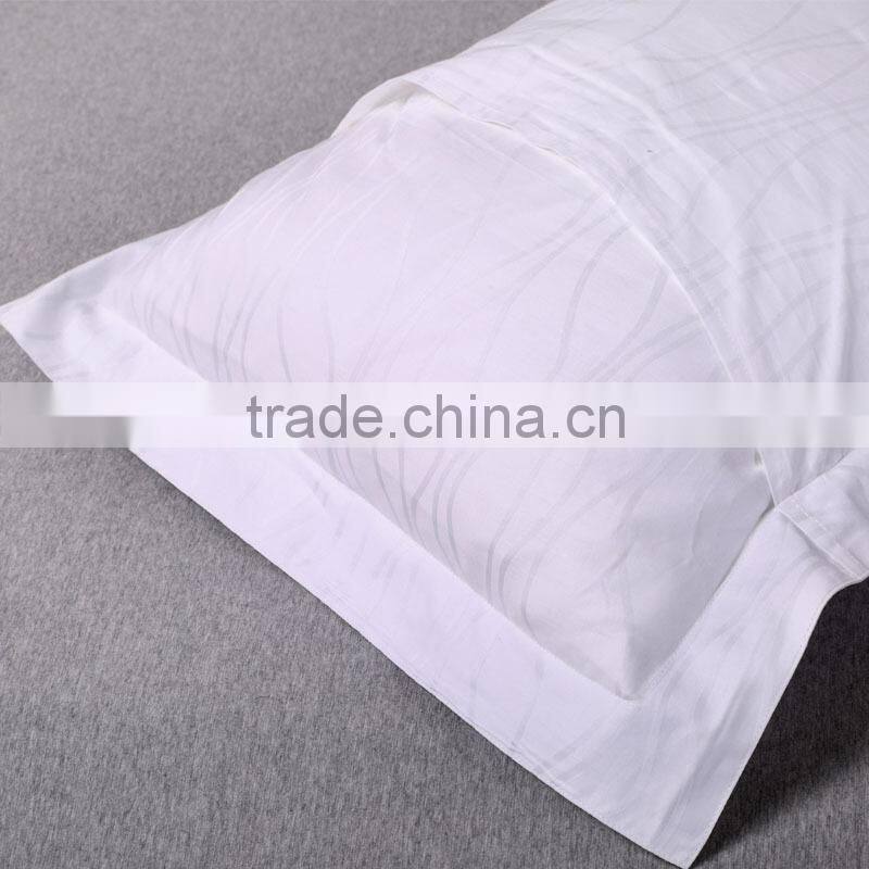 100% cotton white satin hotel donna cover set jacquard hotel bedding set customer LOGO bedding set