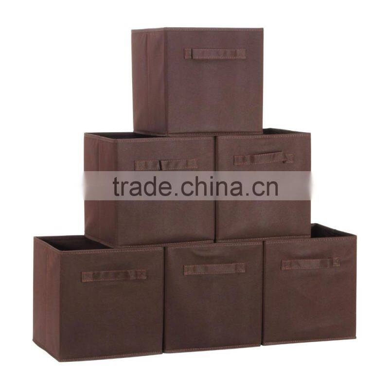 Non-woven Fabric Foldable Storage Folding Bin Cube Basket