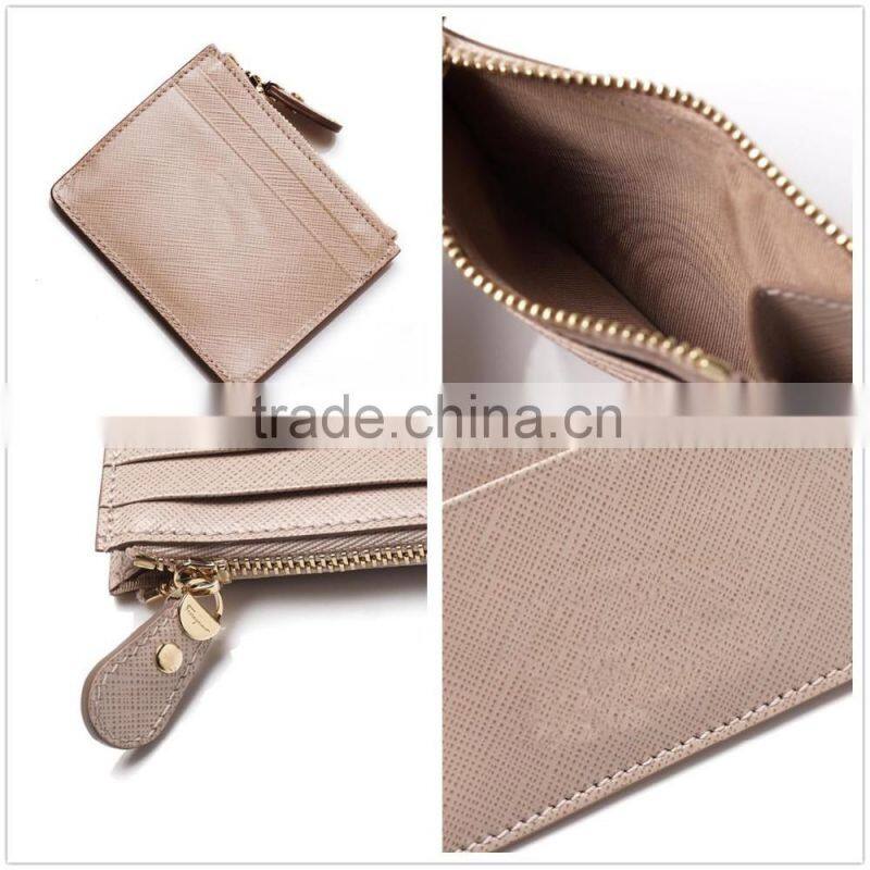 Best Leather Gifts for ladies saffiano leather coin purse with card holder
