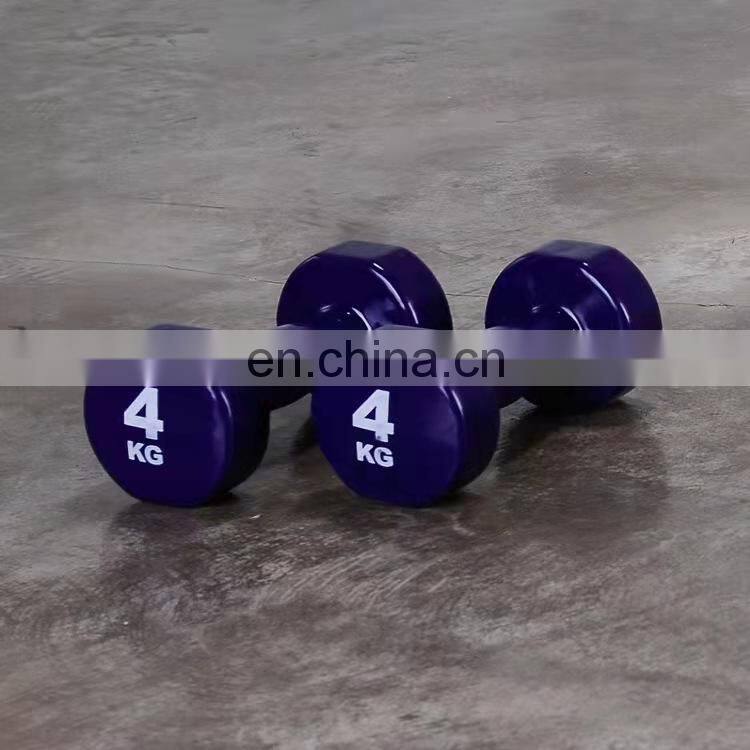 20kg Free Weight Lifting Gym Equipment Mancuernas 10Kg Weights Hantel Hexagon Hexagonal Dumbell Rubber Hex Dumbbells Sets