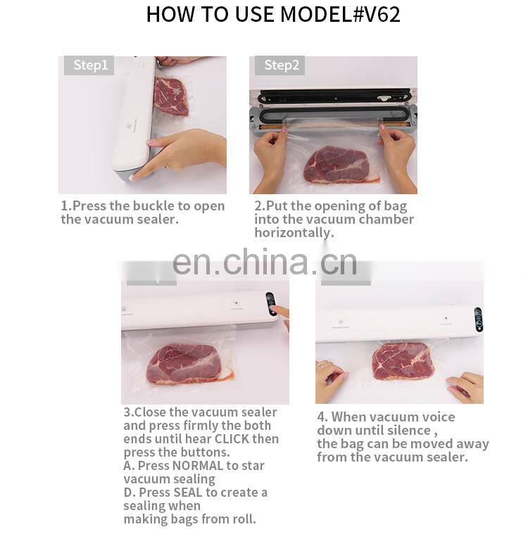 110v 220v Mini Household Vacuum Packaging Bag Food Wrapper Packing Sealer Machine