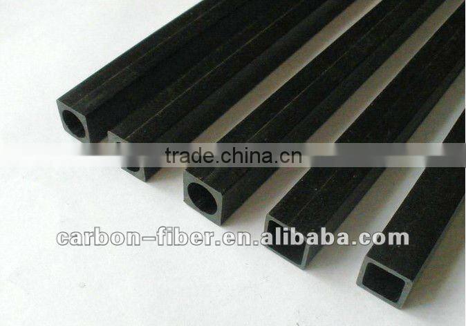 Square Carbon Fiber Tube glassy finished