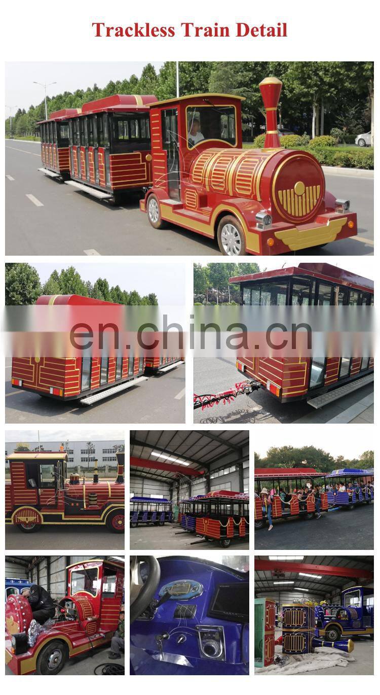 Theme park rides battery adult rides train set
