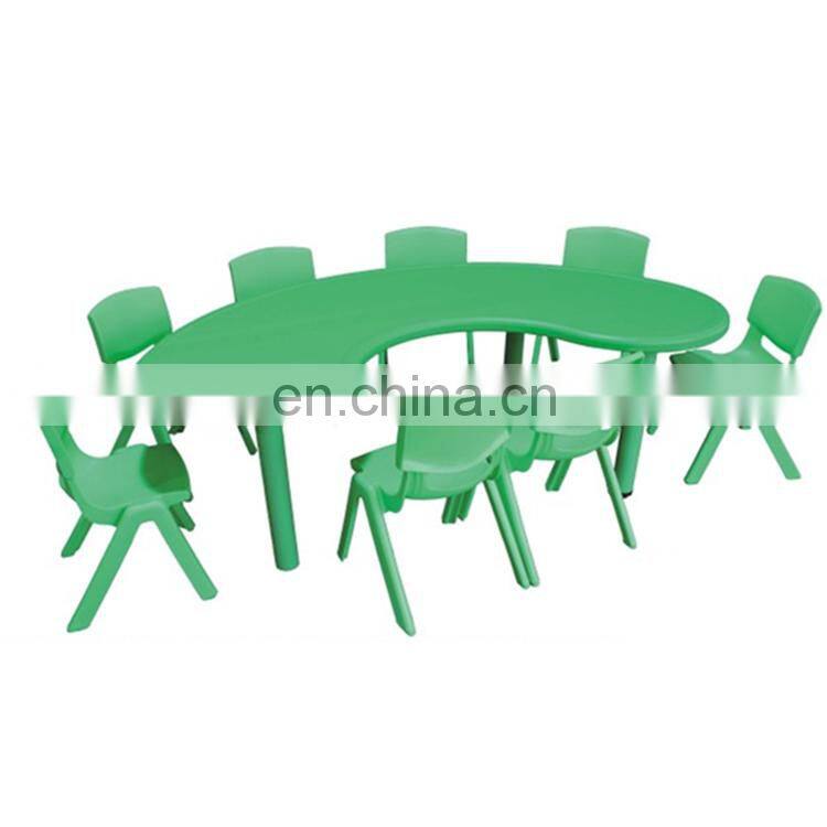 Cute design children study table desk and kids study chair