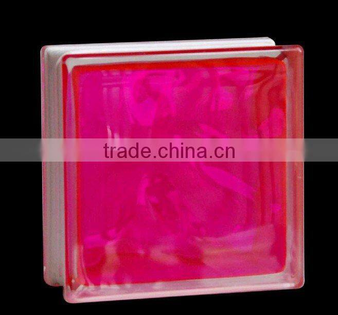 190X190X80mm cheap price colored glass block