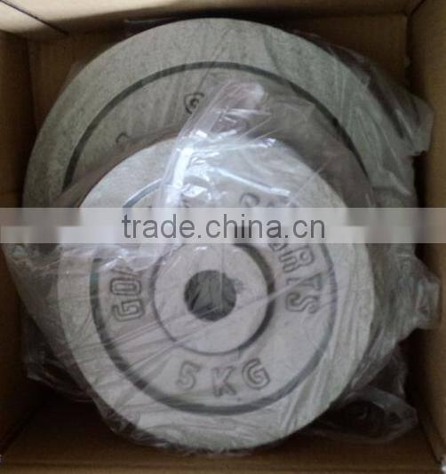 Durable Cast Iron Barbell Set with star collars 100Kg