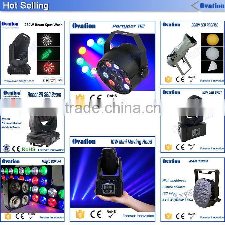 Hot 10 Selling 61*12W RGBW LED Wash Zoom Moving Head Light