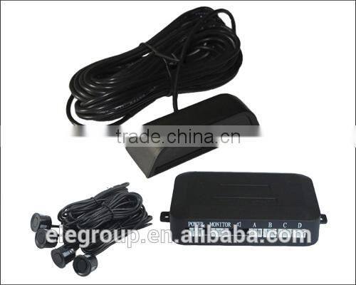 Buzzer alarm Parking sensor backup radar with 3 color Leds display and Bibi sound alert for parking safety