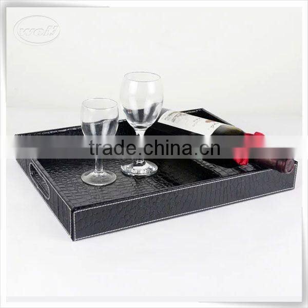 Christmas gifts hand-make customs leather shower tray