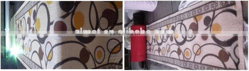 Hot sale washable coloring PVC coil floor mat