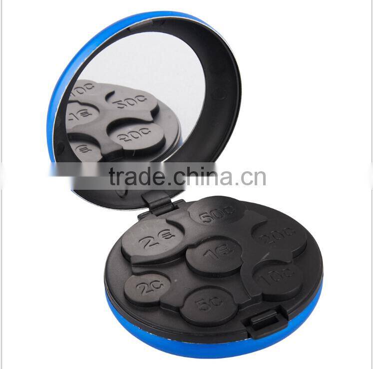 Rfid blocking aluminium EURO coin holder/case/wallet