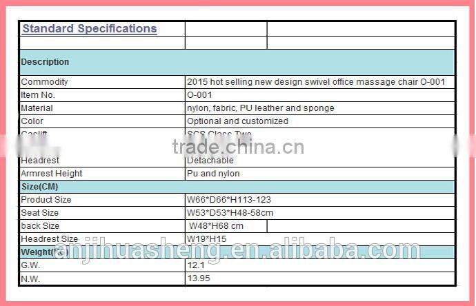 wholesale Swivel body care massage chair for sale