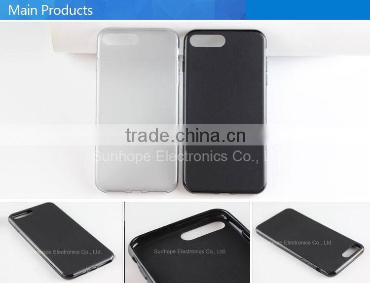 china supplier matte deigsn cell phone case for Iphone 7 plus tpu soft cover