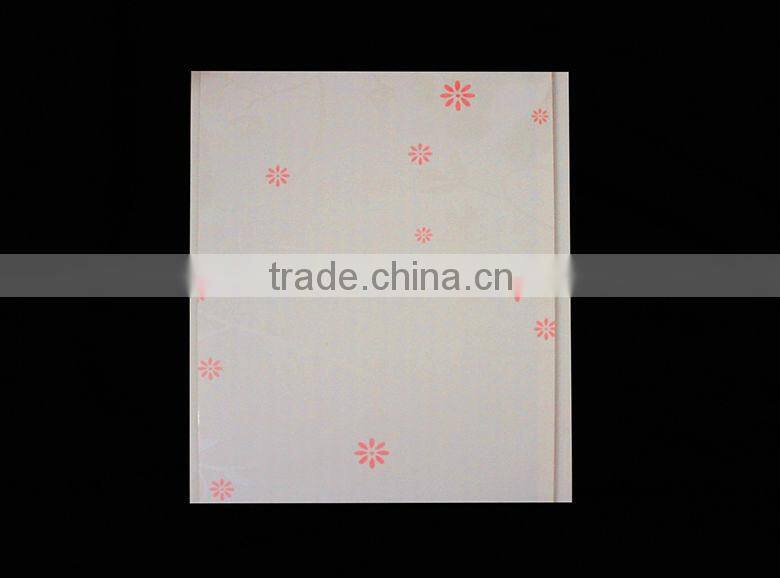 surface film/pvc panel plastic bathroom/pvc ceiling panels outdoor pvc wall pane