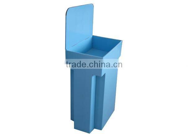 Blue storage Corrugated Cardboard Dump Bin