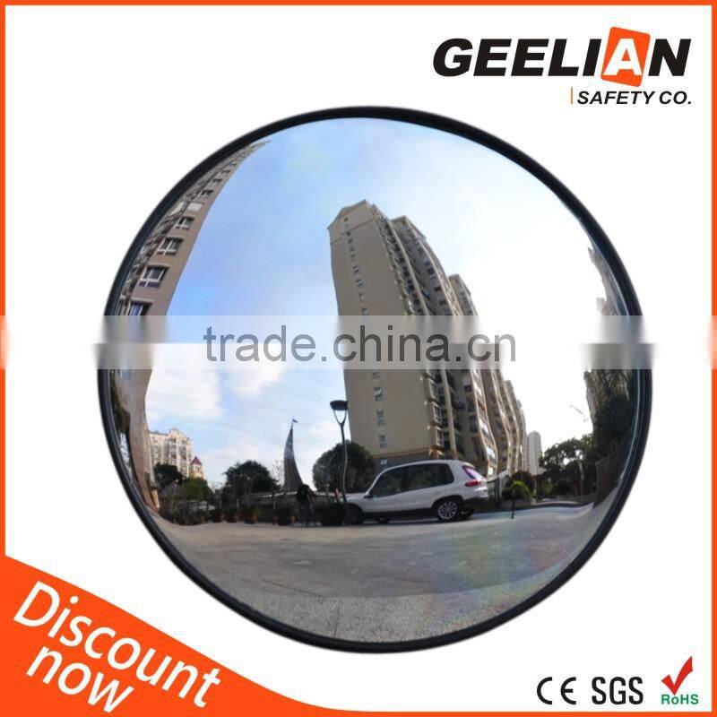 Polycarbonate / PVC / ABS Outdoor Wide Angle Convex Security Mirrors