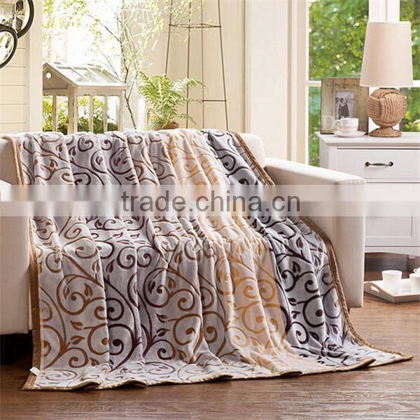 China manufacture home jacquard decor home warm blanket