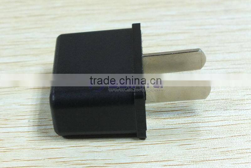 Universal White AU to USA Plug Adapter Converter