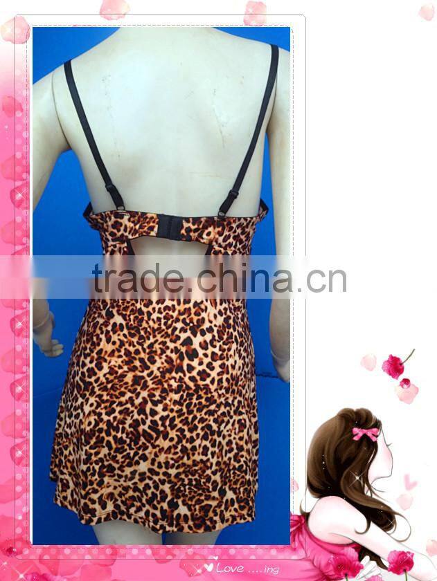 Sexy Animal Printed Lingerie, Sexy Babydoll