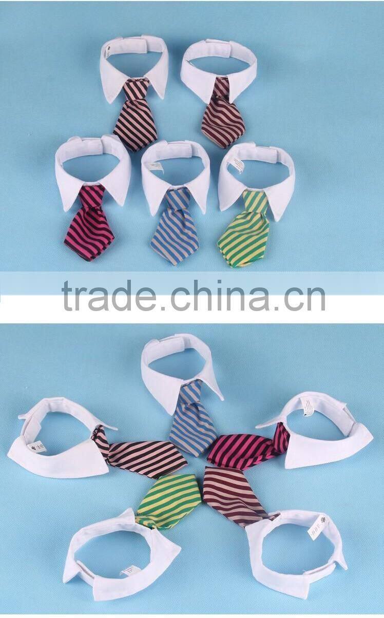 High Quality Striped Pet Tie Dog Cat Tie 5 Colors Pet Accesories