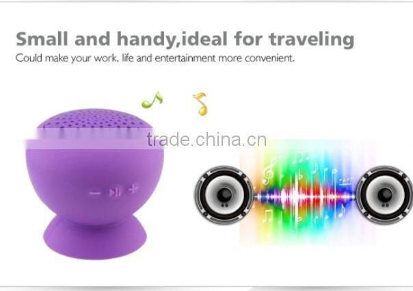 Wholesale Price High Quality Mini Wireless Portable Speaker with Suction Cup