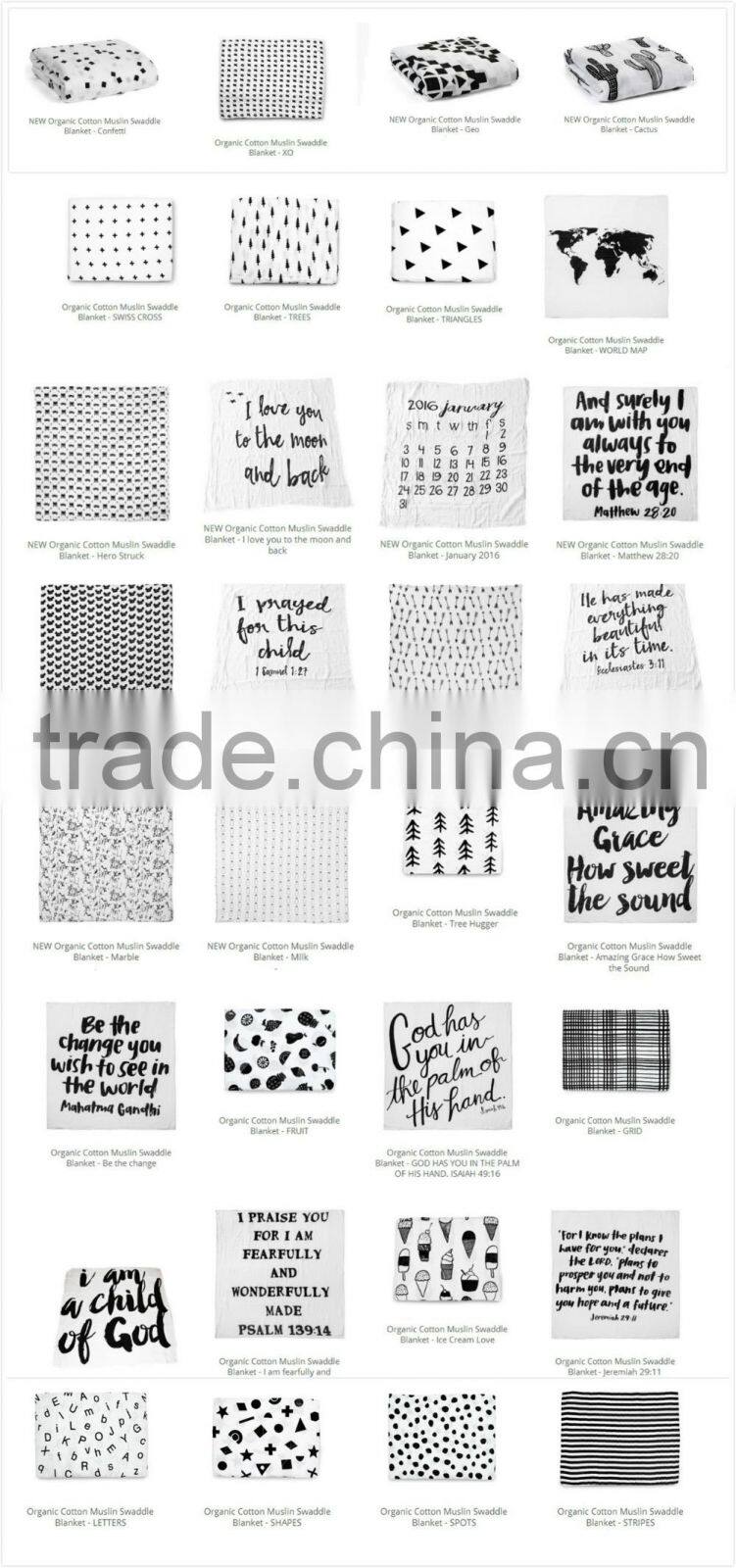 Special Design Widely Used cotton knitted blanket