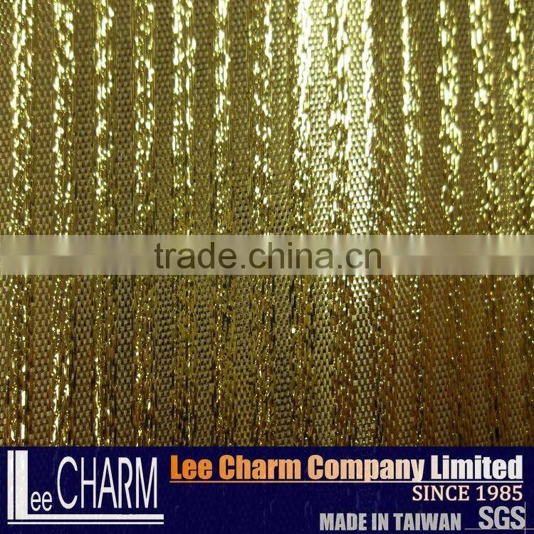 Polyester Metallic Jacquard Fabric for Garment