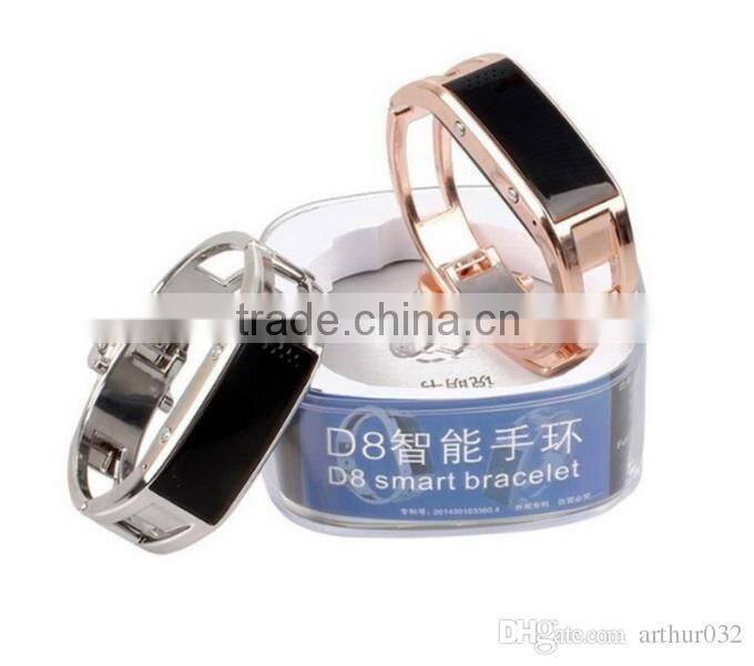 Bluetooth SmartWatch D8 Health Bracelet Wristband Fuel Band for iPhone Samsung Android Phones D8 for lady women smart watchBluet