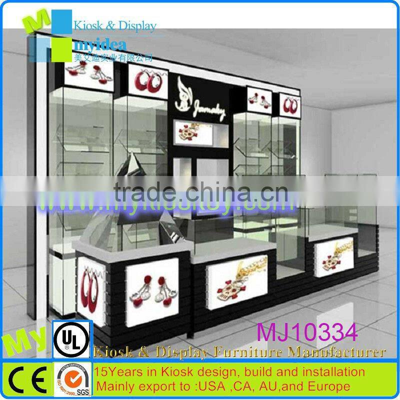 Ivory White Luxury design jewelry shop design/jewelry showcounter design
