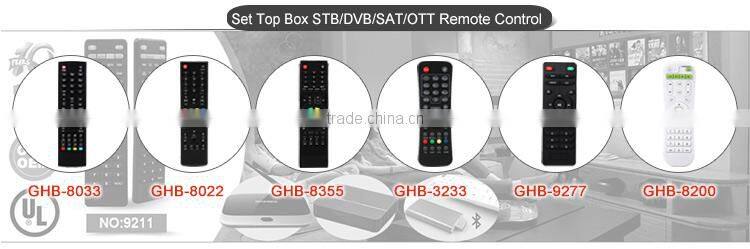RF remote control for STB/DVB/TV