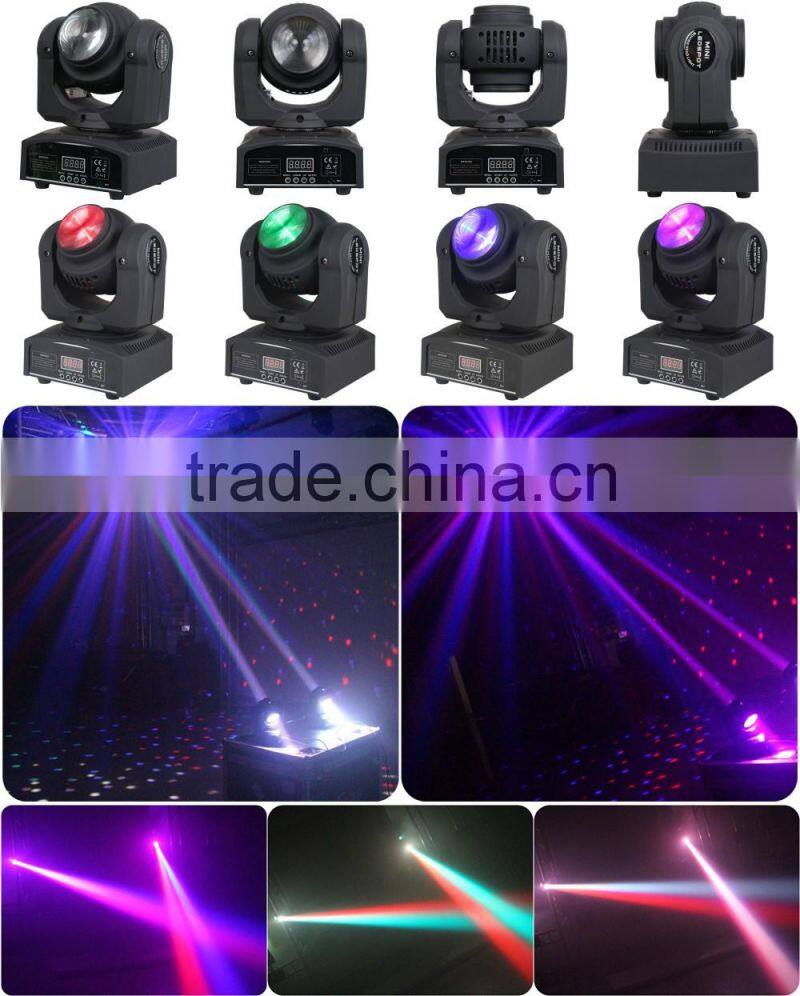 2015 new mini double face rgbw 4in1 led beam disco moving head light