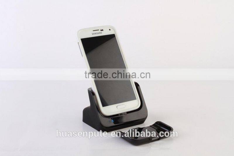 USB + HDMI Desktop Battery Charger Cradle with Dock Mode for Samsung GALAXY S5 I9600
