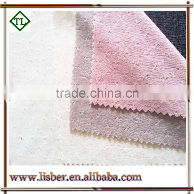 double-knitting jacquard / bubble double side knitted jacquard